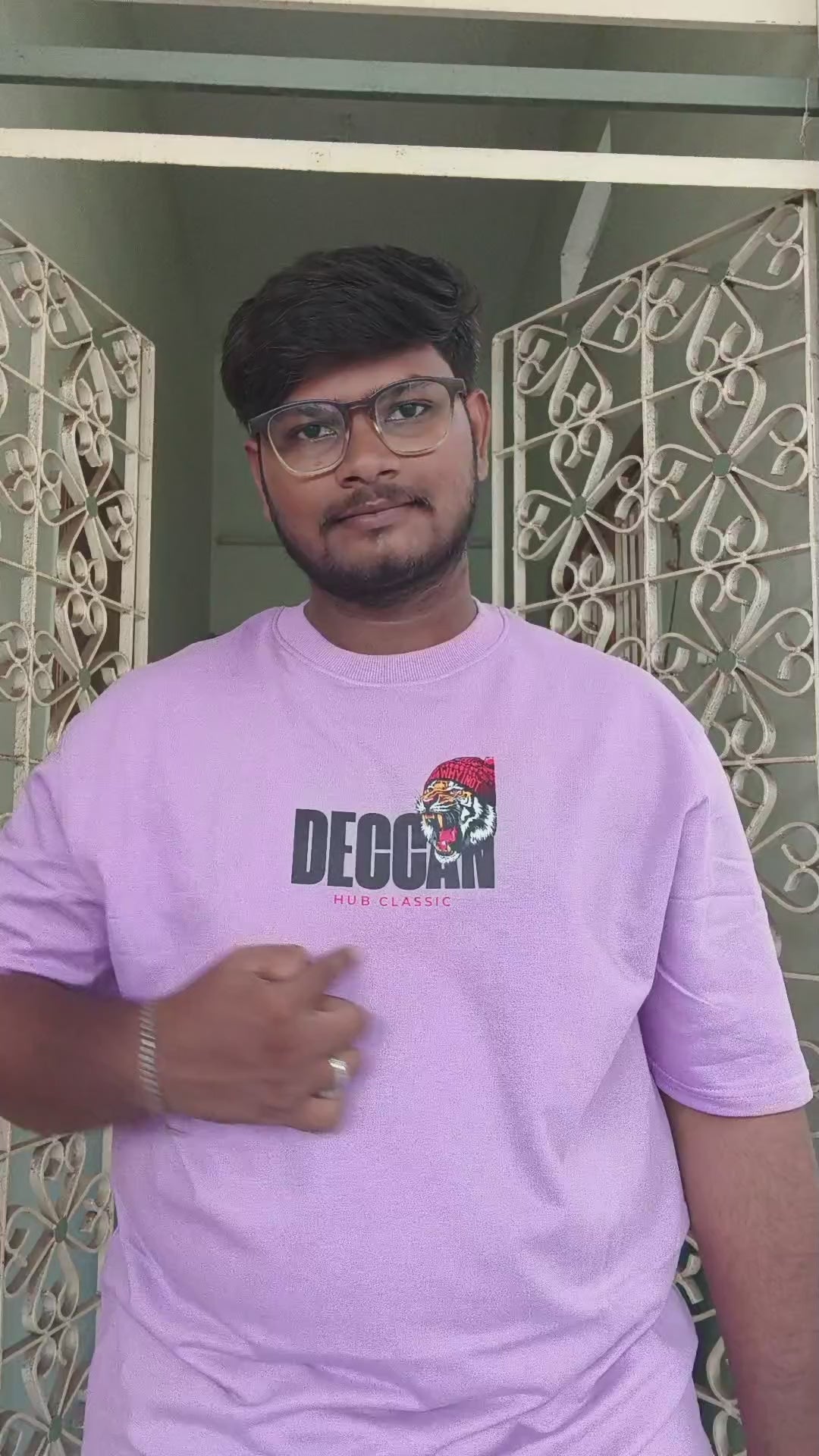 Lavender deccan t shirt