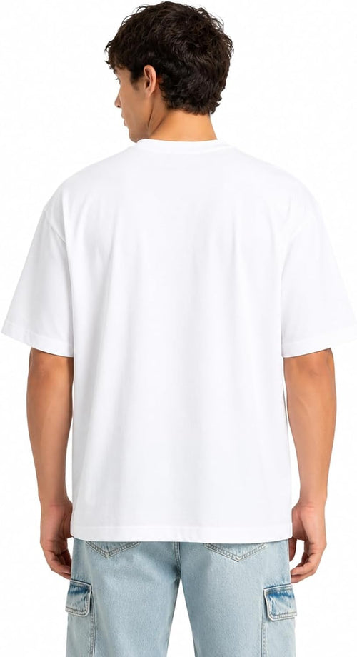 Relaxed fit white t shirt
