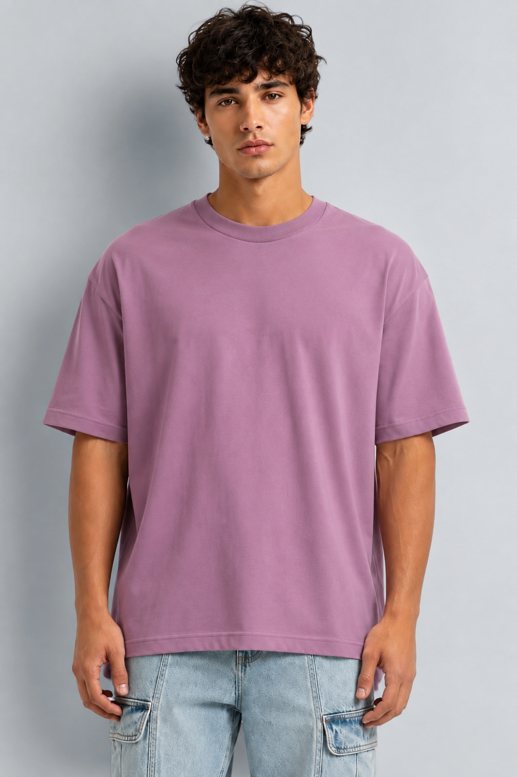 Relaxed fit Lavender T shirt