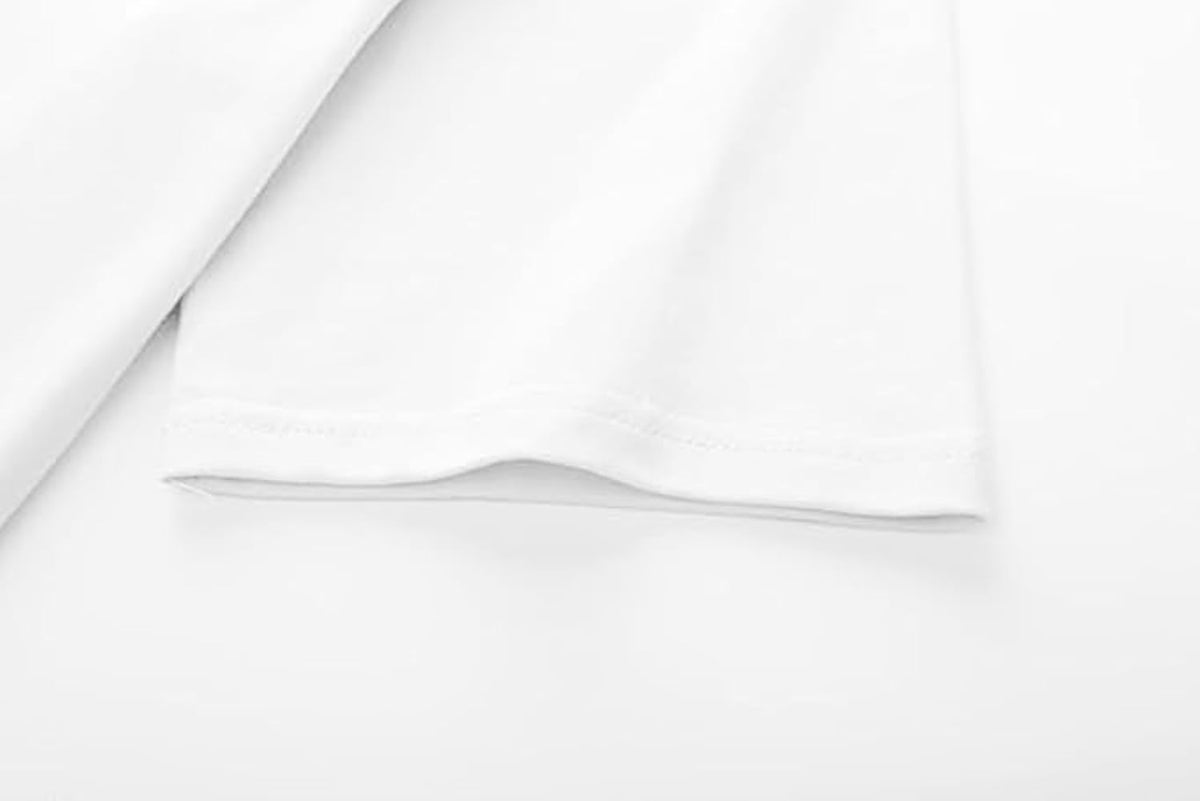 Relaxed fit white t shirt