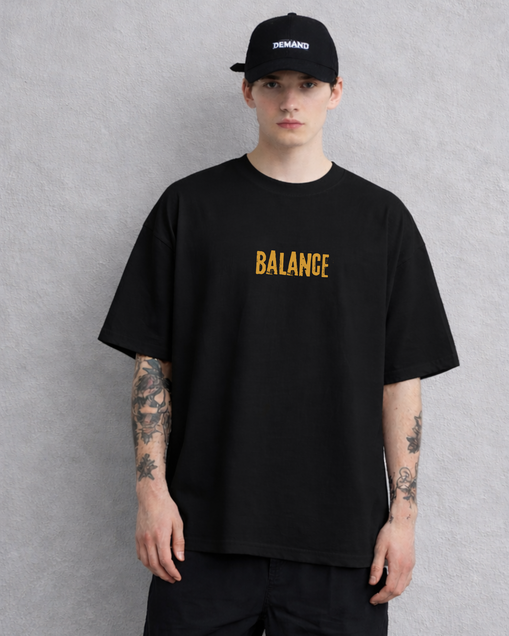 Black oversized t shirt