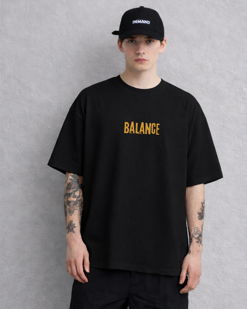 Black oversized t shirt